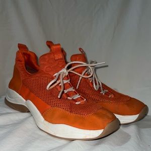 Gianni Bini orange tennis shoes